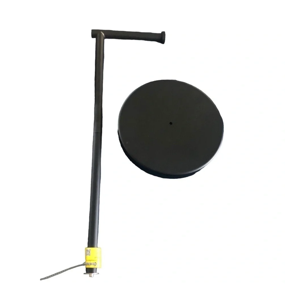 KES Bathroom Toilet Paper Holder Stand Stainless Steel Freestanding 20” Black